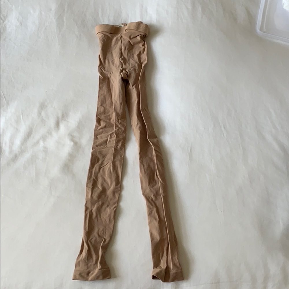 Bloch tan stirrup tights